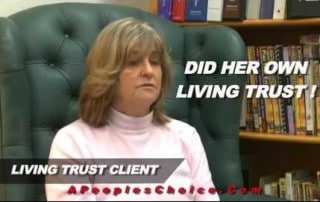 prepare living trust witihout an attorney