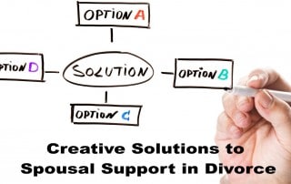 creative solutions to spousal support in divorce