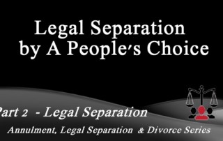 Why File for Legal Separation in California?