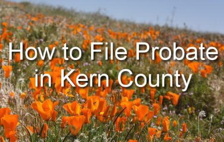 how to file probate in kern county