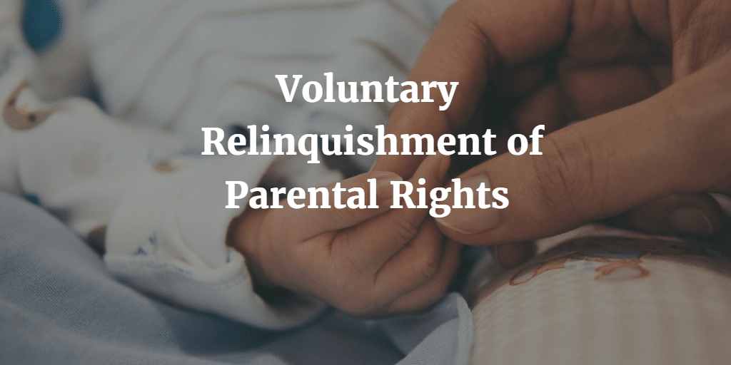 Voluntary Relinquishment of Parental Rights