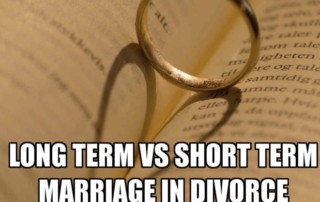 long term vs short term marriage in divorce