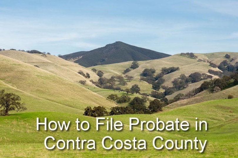 how to file probate in contra costa county