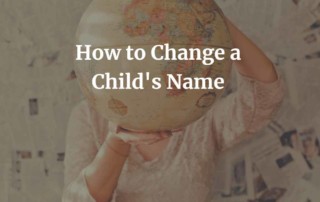 how to change a child's name in california