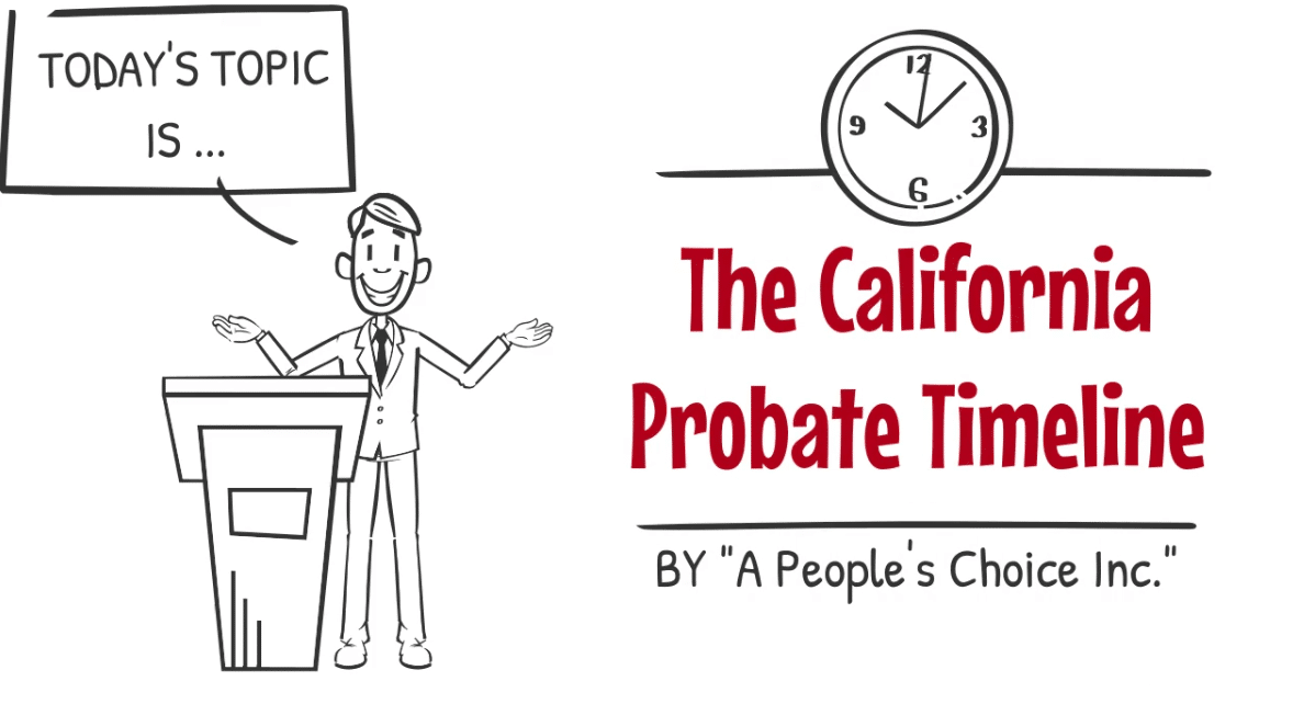 California probate timeline