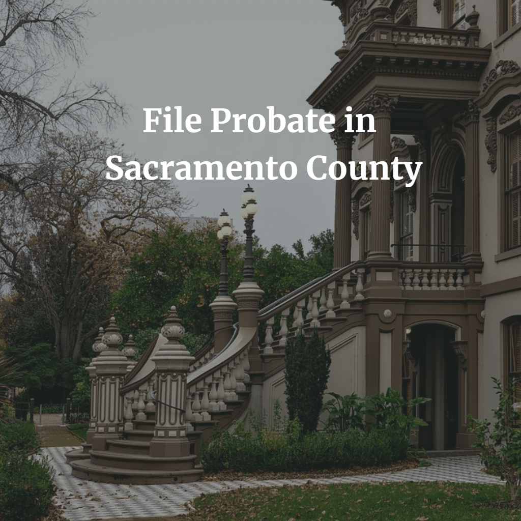 file probate in sacramento county