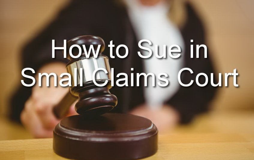 how to sue in small claims court