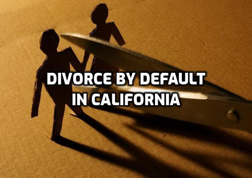 divorce by default in california