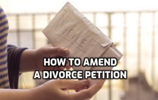 how to amend a divorce petition