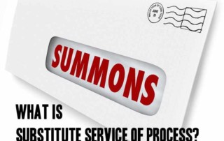 substitute service of process