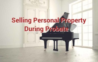 selling personal property during probate