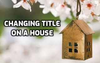 changing title on a California house